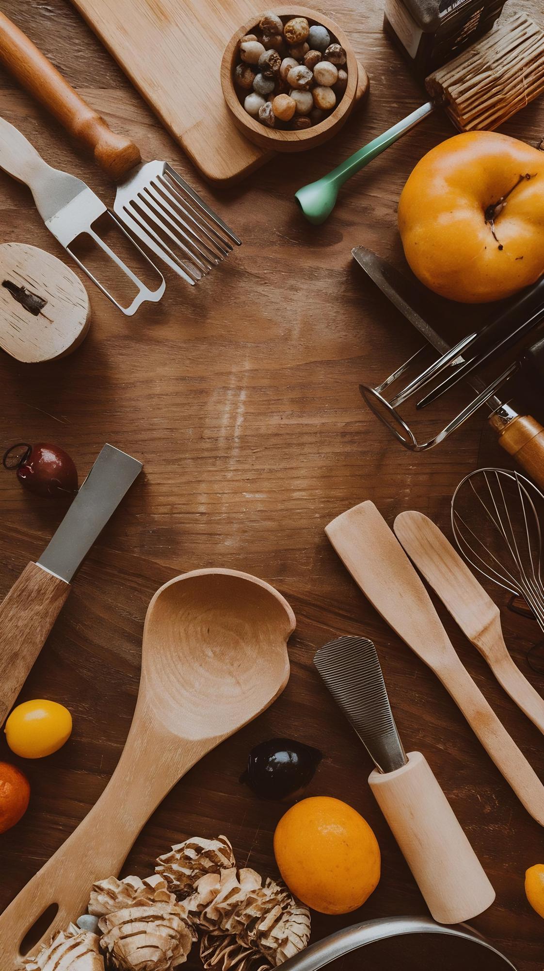 Set di utensili professionali in luce calda
